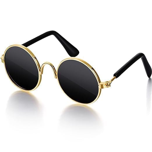 STHITI Pet Sunglasses Classic Round Shape Reflection Eye Wear UV Protection Stylish Goggles Sunglasses Ideal for Small Dogs & Cats - Multicolor (B0CWGN4BQY) Amazon Price History, Amazon Price Tracker