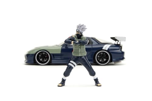 Jada Toys Naruto - Kakashi Hatake & 1993 Mazda RX-7 1:24 miniatura 5