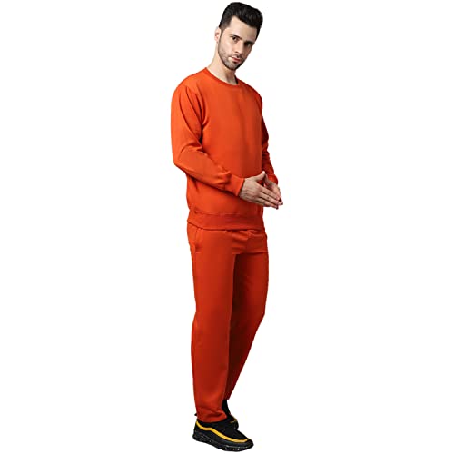 Image of Mack Jonney Fleece Solid Tracksuit Co-ord Set for Men- SW RN LOWER 02-P