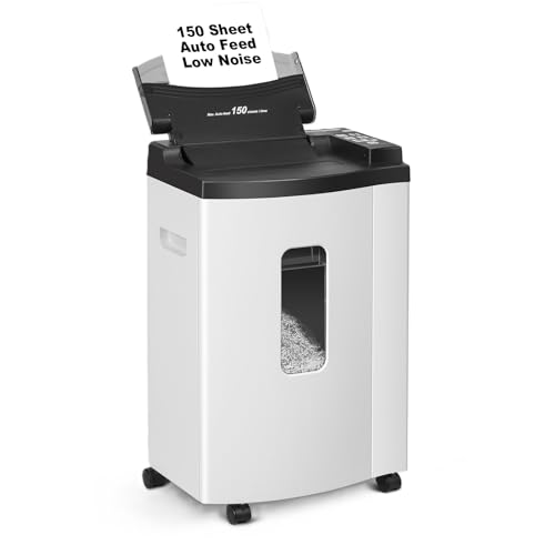 150 Sheet Auto-Feed Paper Shredder A-WW-S8106 NEW