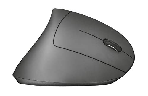 Trust Verto Mouse Verticale Ergonomico Wireless 800/1200/1600 DPI, Nero