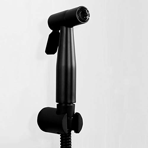 Kit bidet portable pour toilettes avec douchette hygiénique inox 304 noir suspendue