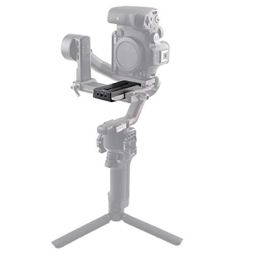 Image of FocusFoto Lower Quick Release Baseplate QR Plate for DJI Ronin RS2 RSC2 RS3 Pro Gimbal Stabilizer Arca-Swiss Standard Camera Tripod Ballhead (Lower Version)