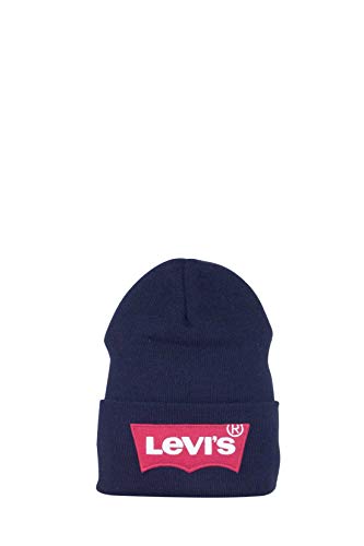 Levi's Oversized Batwing Beanie Gorro de Punto, Negro (Noir Regular Black 59), Talla única para...
