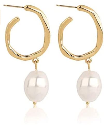 SC Gear Pearl Dangle Earrings for Women Dangle Drop Pearl Earrings Pearls Drop Earrings Great Gift for Women