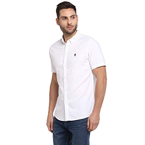 Image of Red Tape Men's Solid Regular Fit Casual Shirt