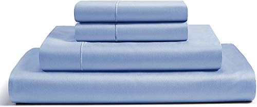 ๐ Crazy Deals CHATEAU HOME COLLECTION 100% Egyptian Cotton Sheets King Size, 800 Thread Count French Blue 4 Piece Sheet Set, Solid Sateen Weave, 16" Deep Pocket (Fits Upto 18" Mattress), Cotton Bedsheet Set ๐ Crazy Deals CHATEAU HOME COLLECTION 100% Egyptian Cotton Sheets King Size, 800 Thread Count French Blue 4 Piece Sheet Set, Solid Sateen Weave, 16" Deep Pocket (Fits Upto 18" Mattress), Cotton Bedsheet Set