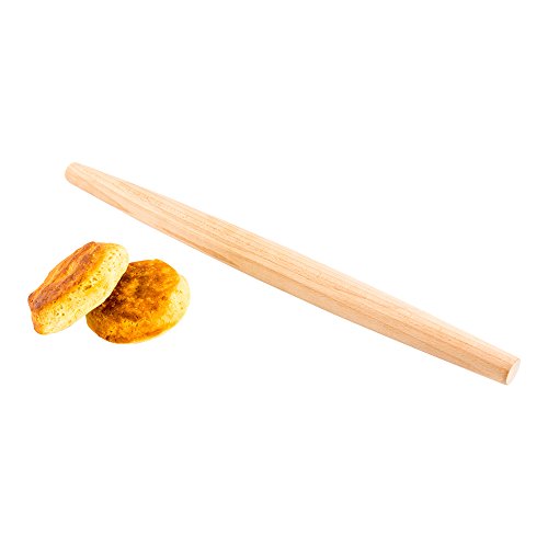 French Rolling Pin – 18-inch Solid Beechwood