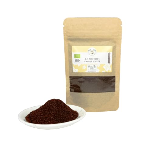 Vanille Shop - 25g Bio Bourbon Vanillepulver | gemahlene Premium Vanille aus Madagaskar | zum...