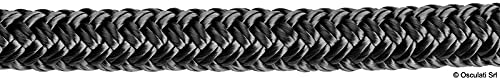 Cordage marin OSCULATI Double Tresse Noire 6 mm aux finitions de haute précision