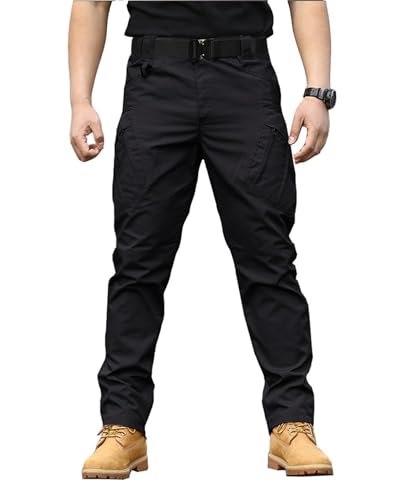 Canadaify Tactical Waterproof Pants for Men, Stretch Hiking Pants Lightweight Multi Pockets with No Belt,Wear-Resistant Cargo3