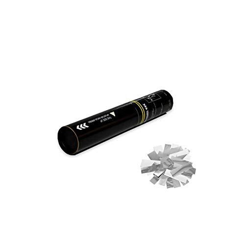 EUTOPICA Cañón Confeti Manual 30 cm (Blanco-Plata) | 24/48H laborables | #DeLosBuenos