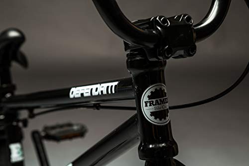 framed defendant bmx bike