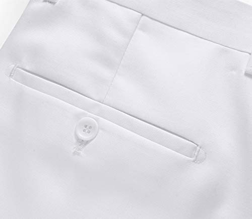 Pantalon slim blanc MOGU décontracté léger et moderne taille 52 - 5