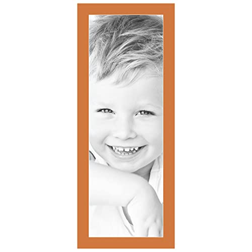 11x33 Tangerine / Octoberfest Custom Mat for Picture Frame with 7x29 opening size (Mat Only, Frame NOT Included)