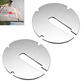 (Pack of 2) 426-02-063-0001 426-02-063-0002 Table Inserts (Diameter: 2.5 in, Thickness: 0.1 in) Compatible With Delta 14 Part/Rockwell 14' Band saws and 24' Scroll saws