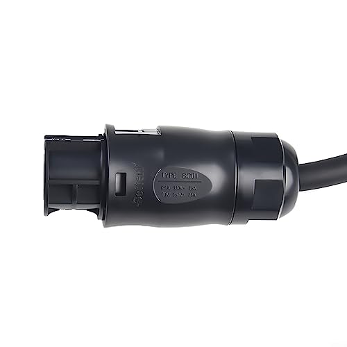 BC01 Femmina a Estensione Adattatore Cavo di Collegamento 3 Pin AC Gomma Cavo di Alimentazione per Installazioni Solari 3 Metri
