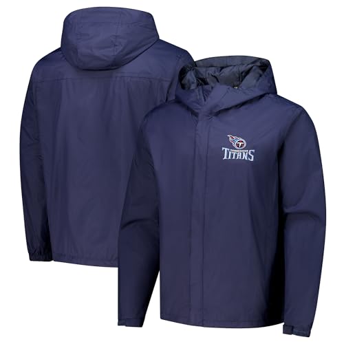 Image of Dunbrooke Men's NFL Tropic Waterproof Packable Full-Zip Hoodie Jacket
