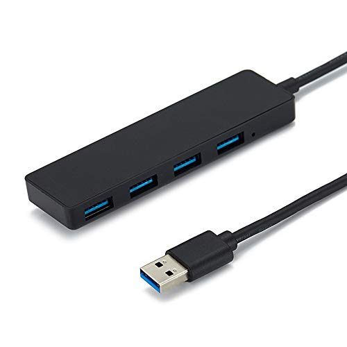 NIAGUOJI - Hub USB 3.0 de 4 Puertos, concentrador de Datos Ultra portátil aplicable para MacBook, Mac Pro, Mac Mini, iMac, Surface Pro, XPS, PC, Flash Drive, HDD móvil Cover