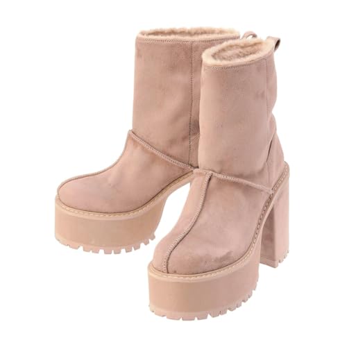 [�W�F�C�_] �t�F�C�N���[�g�� platform �V���[�g �u�[�c ���� ���f�B�[�X ����u�[�c 12cm �t�F�C�N���[�g�� �V���[�g�u�[�c 072551805001 Faux shearling platform short boots