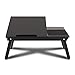 Produktbild Klapptisch Bambus Laptop Stand faltbare Schreibtisch Notebook Tisch Laptop Bett Tablett Bett Tisch spielen auf Bett Tisch mit Schublade Mehrzweck tragbaren Klapptisch Geeignet für zu Hause oder im Bür