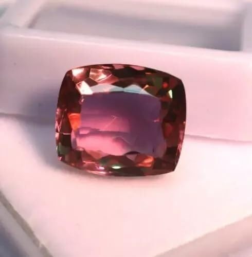 15 CT+ Natural Alexandrite Loose Gemstone Cushion Cut Color Changing Certified