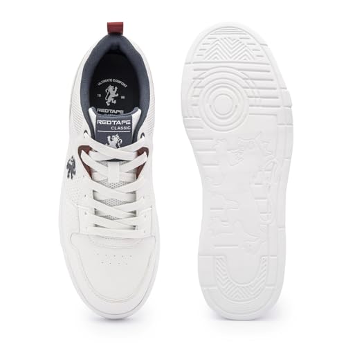 Image of Red Tape Lifestyle Sneakers Shoes for Men | Rounded Front, Soothing Insole & Impact-Resistant Comfort