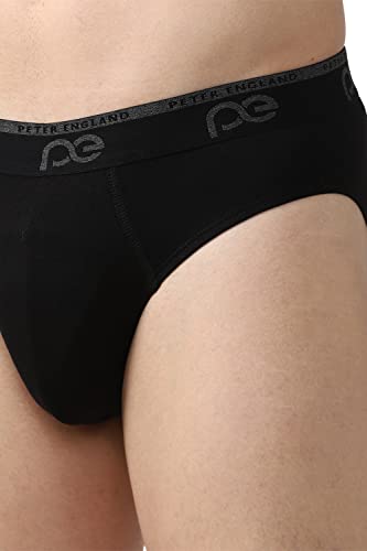 Image of Peter England Men's Cotton Blend Classic Printed Briefs (Pack of 3)