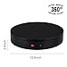 32cm Rotating Platform, 88-300lbs Capacity Motorized Electric Turntable, Heavy Duty Motorized Rotating Base, Large Motorized Rotating Display Stand,Photography Turntable (12.6inch/Black/300Lbs Load)