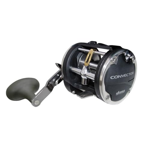 Okuma Convector Star Drag CV-45L Levelwind Trolling Reel (430 Yards- 25LB), Black by OKUMA - Used condition - US$96.57
