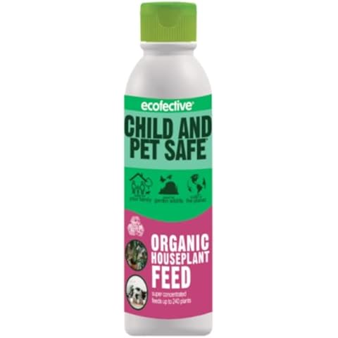 Ecofective ECF0086 Child & Pet Safe Organic Houseplant Feed Concentrate, 200ML Cover