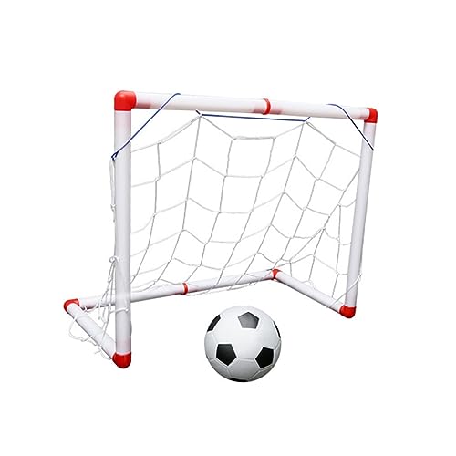 1 Juego Portería De Fútbol Plegable Balones De Fútbol Juego Infantil Porteria De Futbol Equipo De Gimnasio Futbol Infantil Puerta De La Red De Fútbol Pelota De Juguete Mini Niño