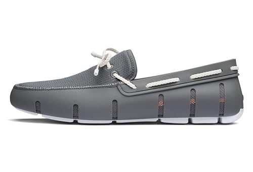 Image of SWIMS Braided Lace Loafer for Men, Breathable Slip On Water Friendly Driving Shoe, Lightweight Mesh Upper, Drainage Sole