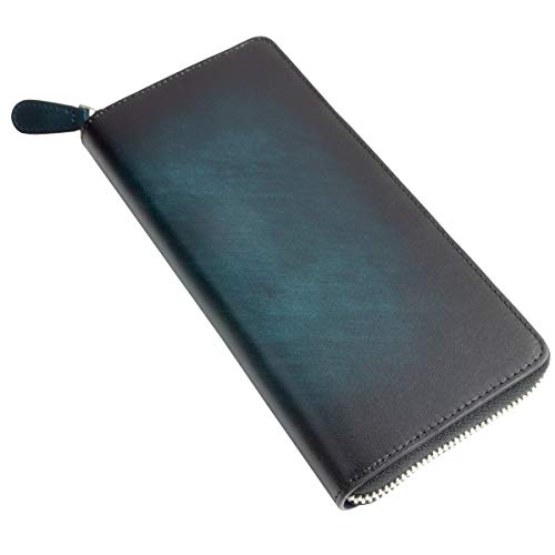 Italy Full Grain Italian Leather Wallet for Women Gradation Sunburst High Capacity