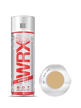 WRX Spray Paint - Gold Leaf - 400 ml Quality Brilliant Colours Perfect Finish Brilliant All Purpose Interior/Exterior, Art, Crafts, Auto, Home Furniture, Garden, Radiator Paint 400ml