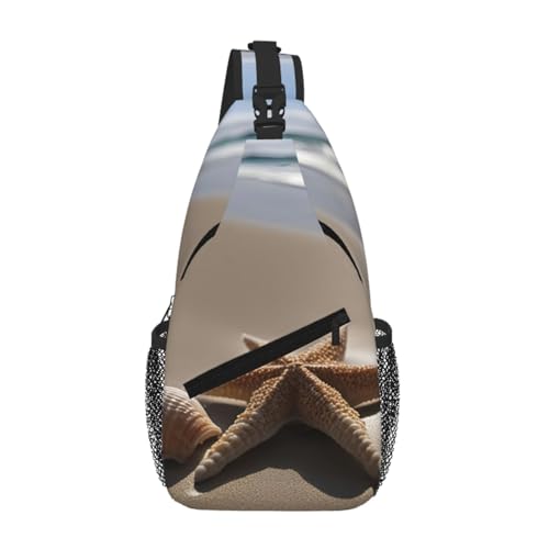 Mochila cruzada conchas marinas para tus paseos por la playa y rutas