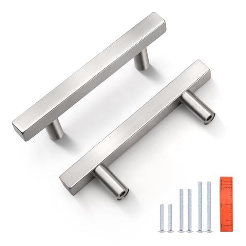 KNOBWELL 25 Pack Square Kitchen Cabinet Pulls，Modern Touch of Elegance