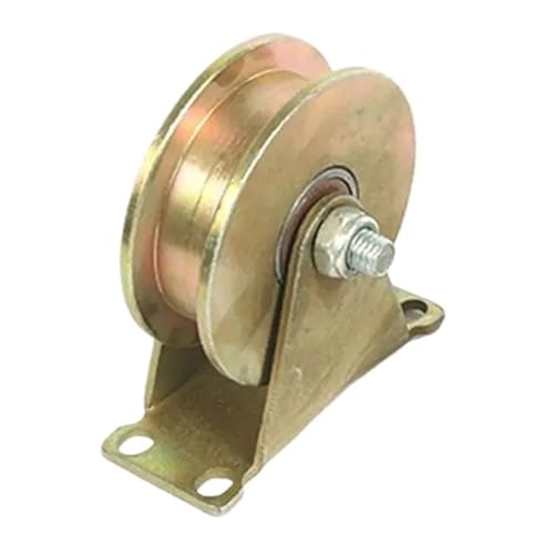 Roue de piste en V 60mm coulissante poulie roulement acier