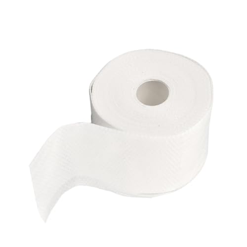 UKCOCO Toalla Desechable de Tela No Tejida Doble Rejilla para Limpieza para Desmaquillar y Cuidado Accesorios Higiénicos Color Blanco
