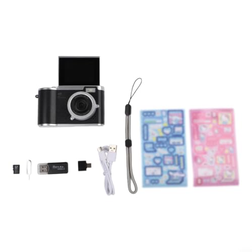 Cámara digital 4K con videoblog en formato AVI y pantalla abatible para regalar