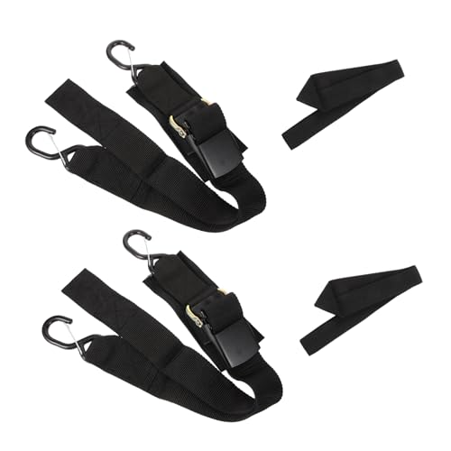 Outanaya 4pcs Boat Trailer Tie Down Straps Kayak Straps Boat Binding Fixing Safe Reliable Easy to Install