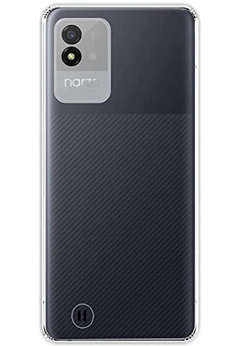 Image of COVERBLACK Silicone Back Cover for Realme Narzo 50i - Transparent