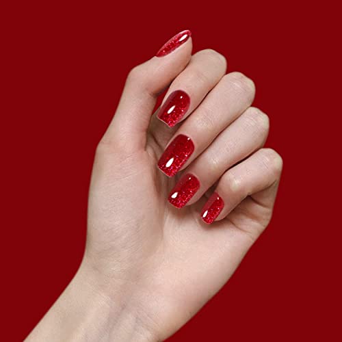 Vishine 8ml Gelpolish Lacquer Shiny Color Soak Off UV LED Gel Nail Polish Manicure Glitter Red #1550 - Image 6