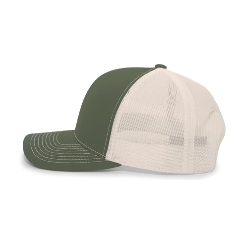Image of Pacific Headwear Contrast Stitch Trucker Snapback