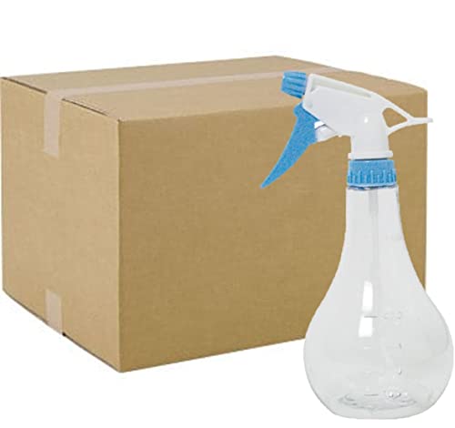 ミツギロン 霧吹き スプレー 500ml クリア ブルー 72個 日本製 噴霧 ミスト 直射 切り替え可能 ファインスプレー SP-11