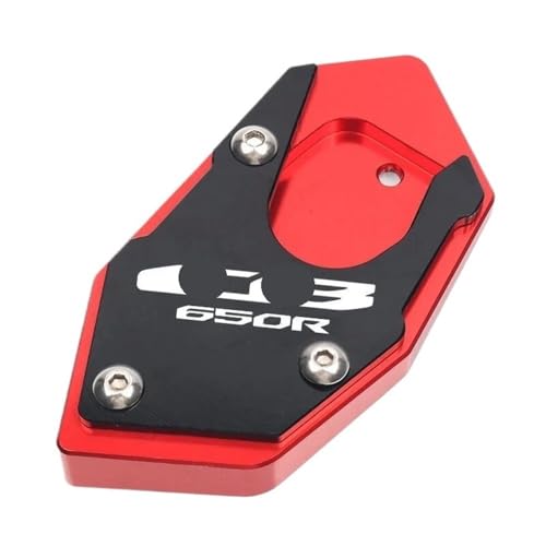Béquille côté pied agrandir pad extension de béquille latérale moto CNC compatible CBR650R 2019-2023