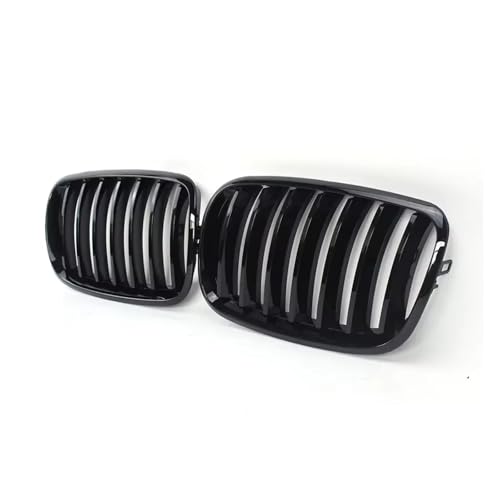 Calandre à lamelles simples BMW X5 E70 finition noire prestige pour pare-chocs