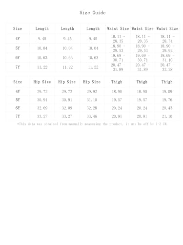 Floerns Short infantil para meninas, 3 peças, estampa xadrez, cintura elástica, perna reta com bolso