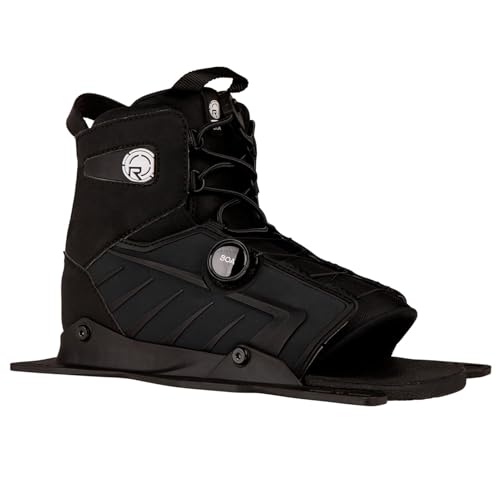RADAR Vector BOA Feather Frame 2.0 Water Ski Boot | Open-Toe Slalom Waterski Binding w/Micro-Adjustable Fit System, Wrap Tech Upper, Symmetrical Design, Molded 3D Tongue, Front, Standard