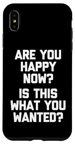 Are You HappyNow? Is This What You Wanted? - �ʔ������t �X�}�z�P�[�X iPhone XS Max �p